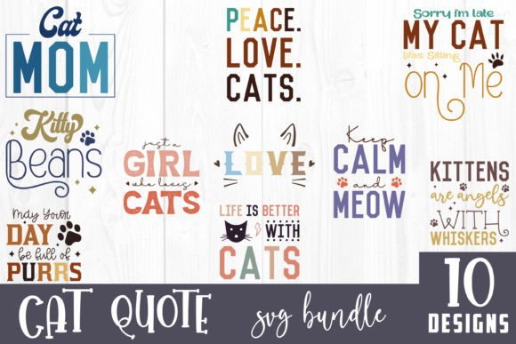 Cat SVG Bundle for Embroidery Projects