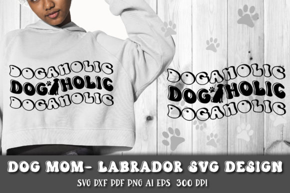 Dog Mom SVG Paw Prints for Crafts and Graphics