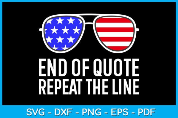 End of Quote Repeat the Line SVG Vol. 1 for Crafts and Graphics