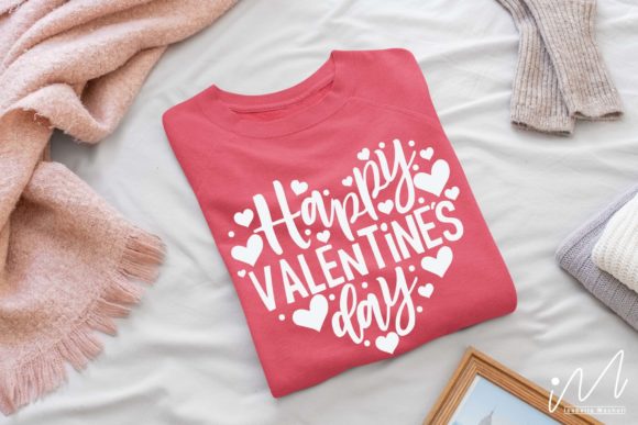 Happy Valentines Day Heart Svg for Crafts and Graphics