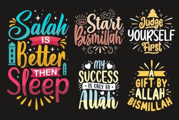 Islamic Holy Month Lettering SVG for Crafts and Graphics