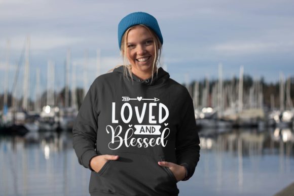 Loved and Blessed Svg for Crafts and Graphics