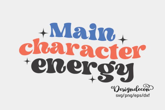 Main Character Energy Retro SVG Design Review
