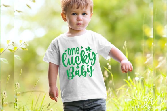 One Lucky Baby Svg for Crafts and Graphics