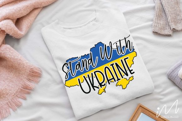Stand with Ukraine Svg for Crafts and Graphics