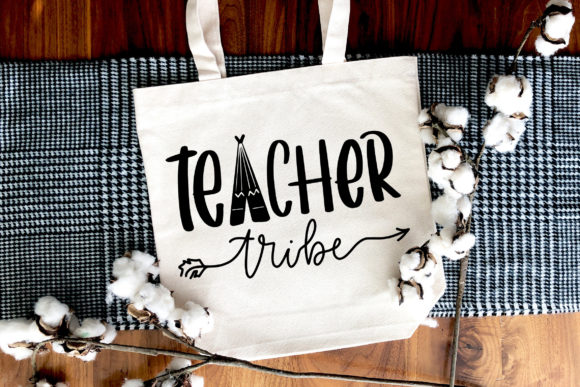 Teacher Tribe SVG Teacher Gift Quote: A Graphic Design Asset for Crafts