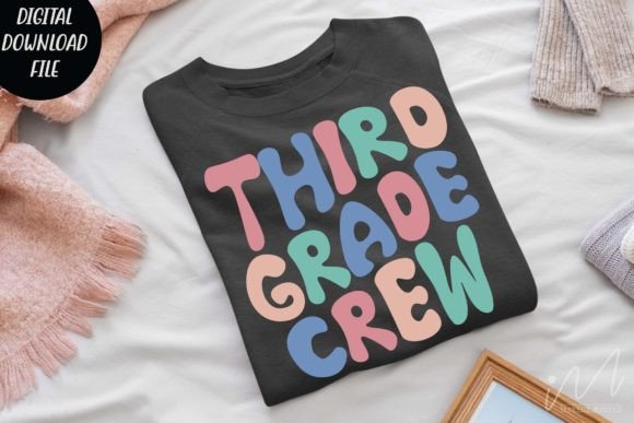 Third Grade Crew SVG for Crafts and Graphics