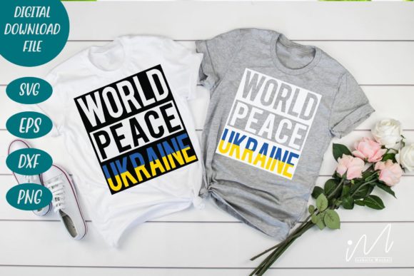 World Peace Ukraine Svg for Crafts and Graphics