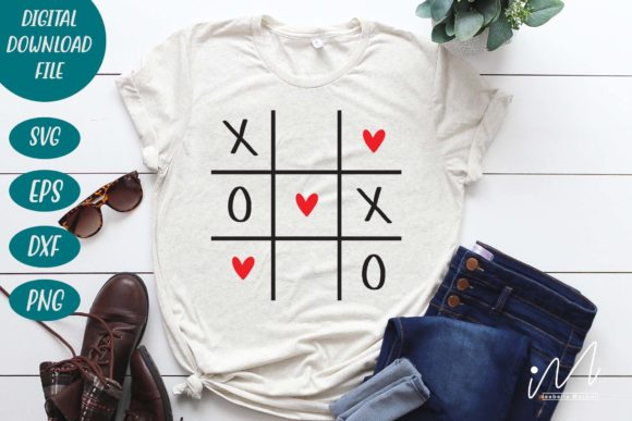 Xoxo and Heart Svg for Modern Graphics and Crafts